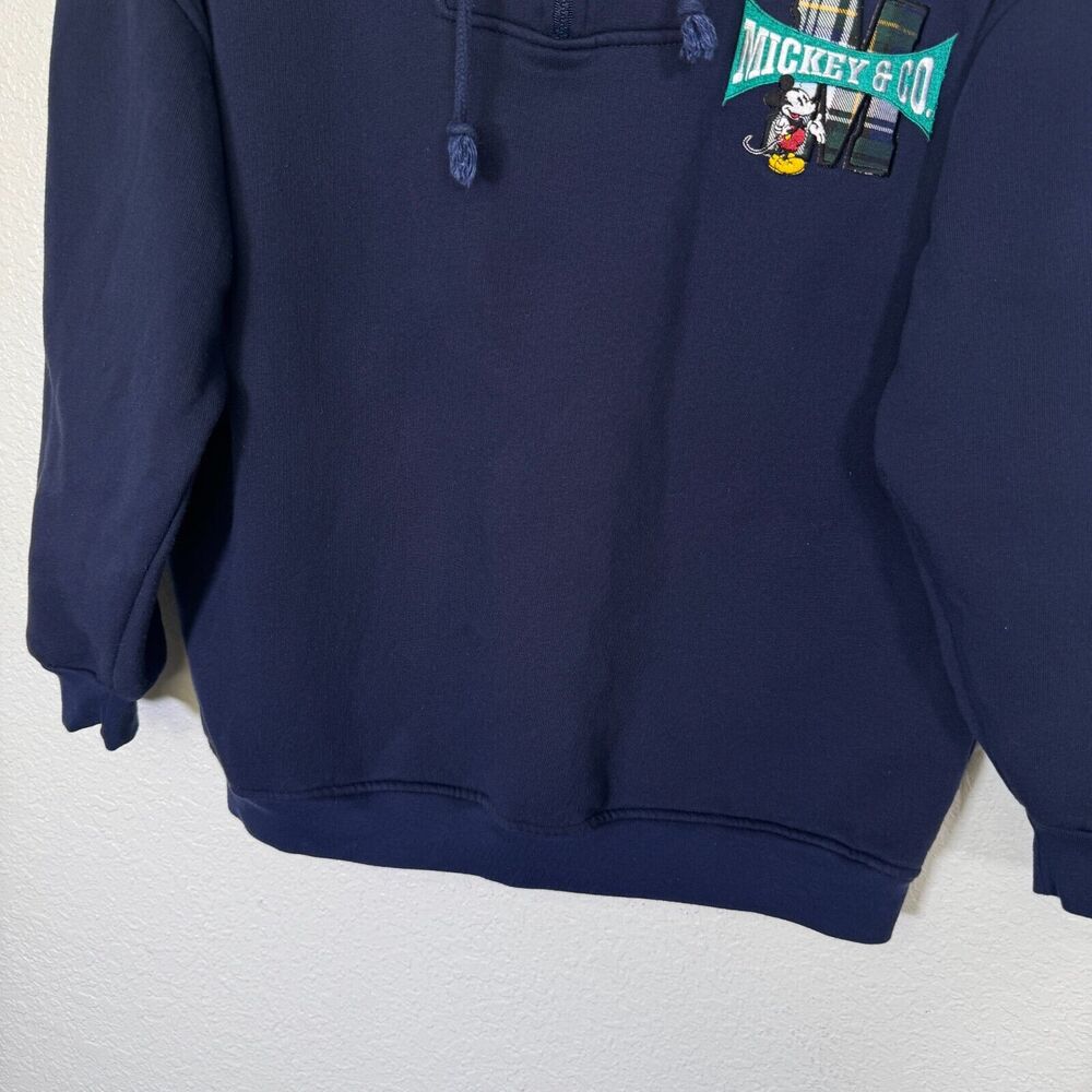 Vintage Disney Sweater Women Large Micky & Co Logo Hoodie Pullover Retro 90s - Picture 4 of 9